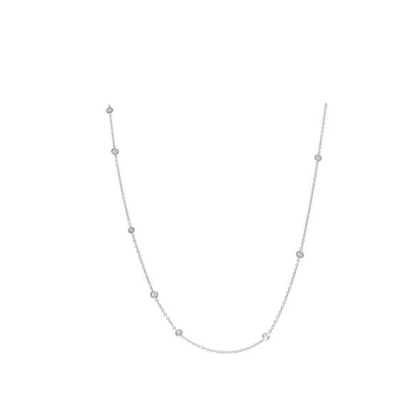Collier Crivelli Femme TIFFANY in Or Diamante 1.05 Ct 234-4812 - 234-4812